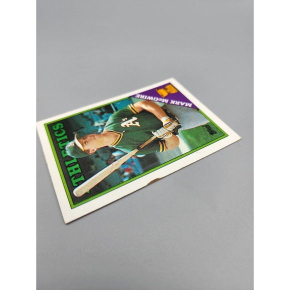 Mark McGwire 1988 All Star Rookie Topps Baseball Card #580 - Picture 4 of 6